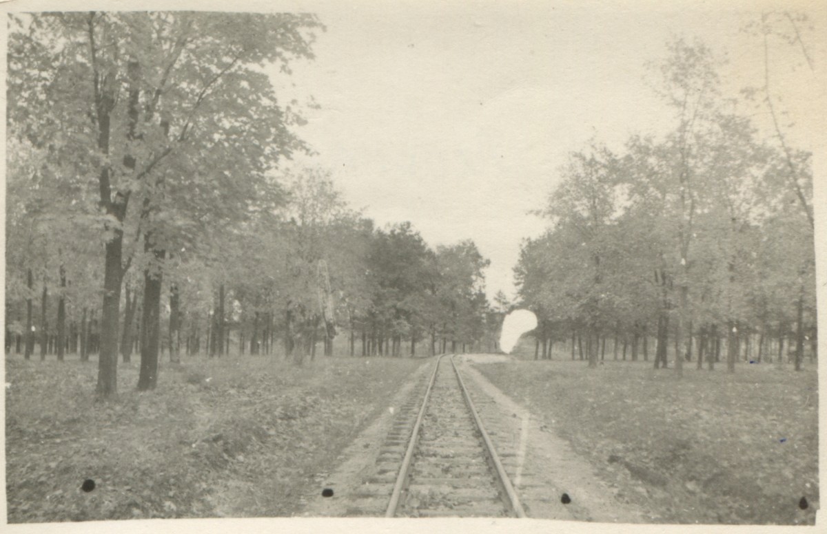 Перегон возле ст. Парк в 1946-м году