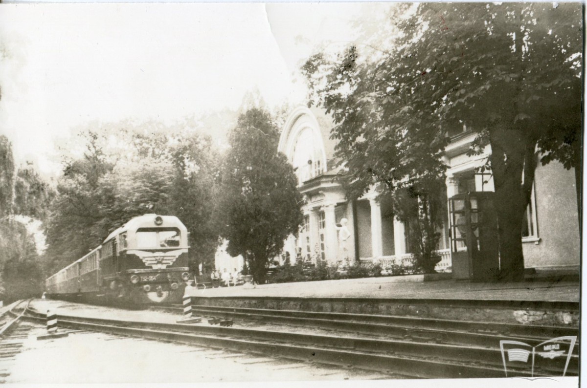 ТУ2-054 с поездом прибывает на ст. Парк