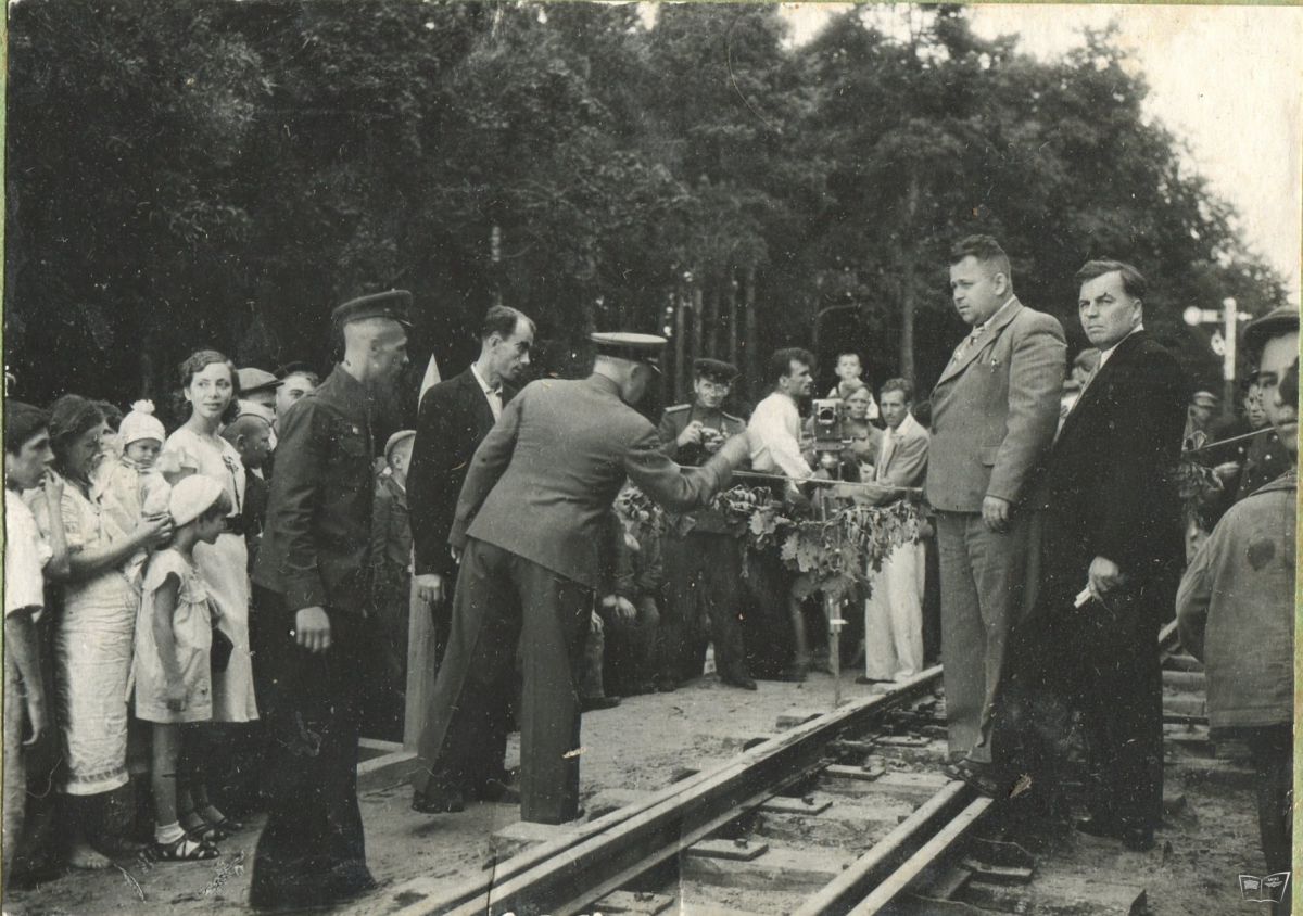 Торжественное открытие Малой Южной. 5 августа 1945 года.