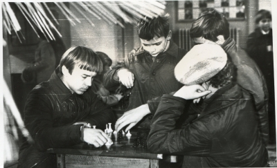 Шахматный турнир в вокзале ст. Парк