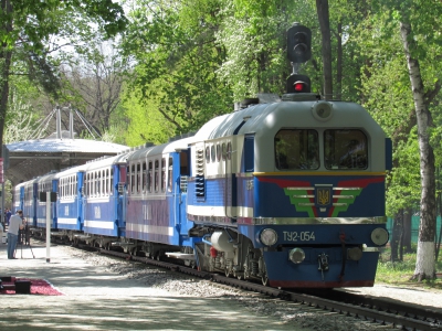 ТУ-054 с составом 'Украина' отправляется со ст. Парк