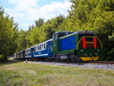 ТУ7А-3198 с поездом 'Украина' из вагонов Pafawag следует в нечётную сторону