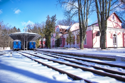 Станция Парк зимой
