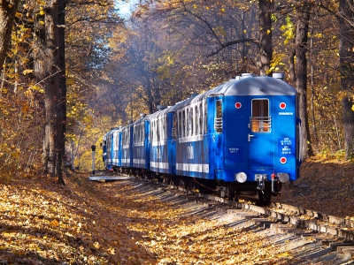 ТУ2-054 с поездом 'Украина' следует в чётную сторону по первому километру Малой Южной железной дороги.