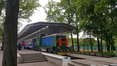 ТУ7А-3198 с составом 'Украина' на ст. Парк