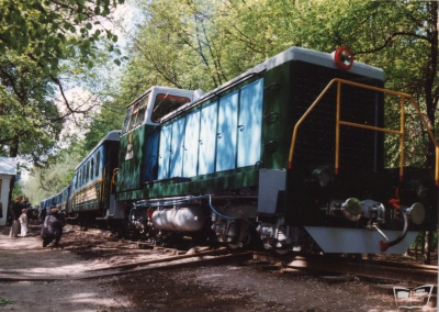 ТУ7А-3198 с поездом 